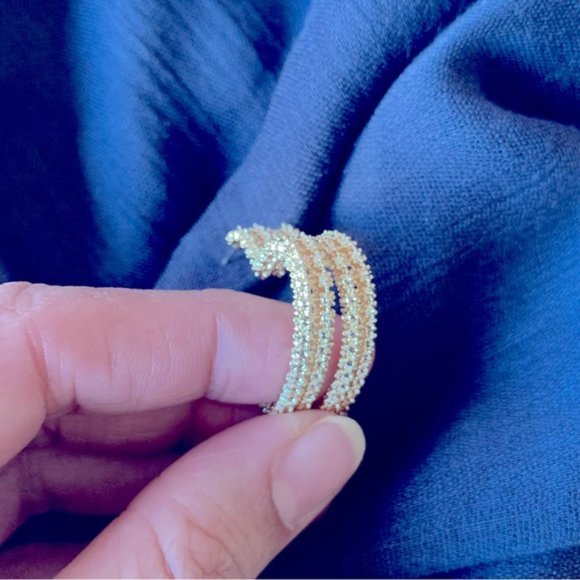 Heart Hoop Earrings - Picture 7 of 8